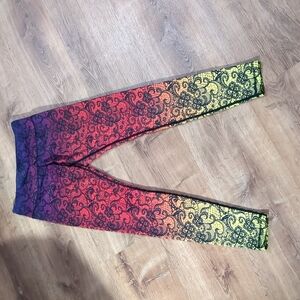 Just live legging Rainbow 100%yolon,size S